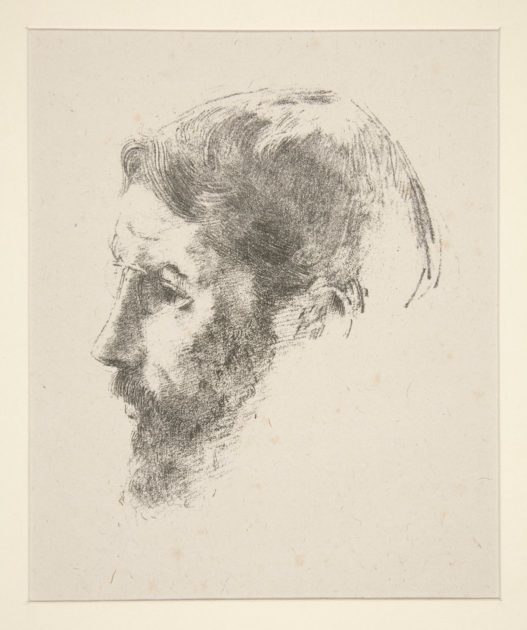 Porträtt av Pierre Bonnard av Odilon Redon