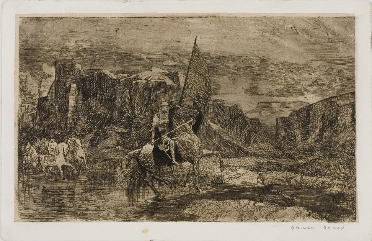 Fanebärare av Odilon Redon