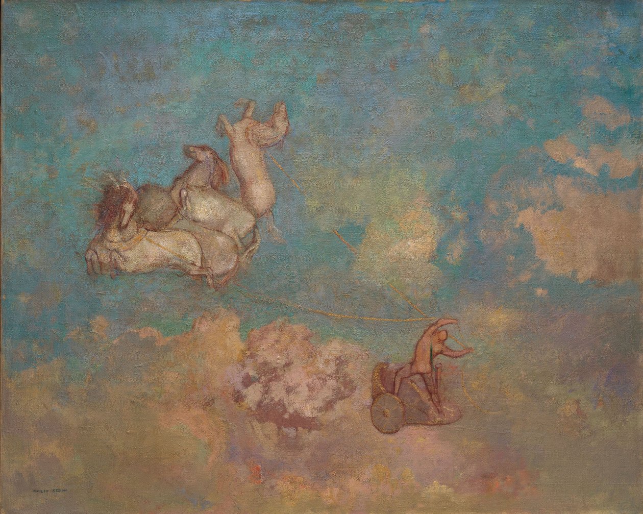 Apollons vagn av Odilon Redon