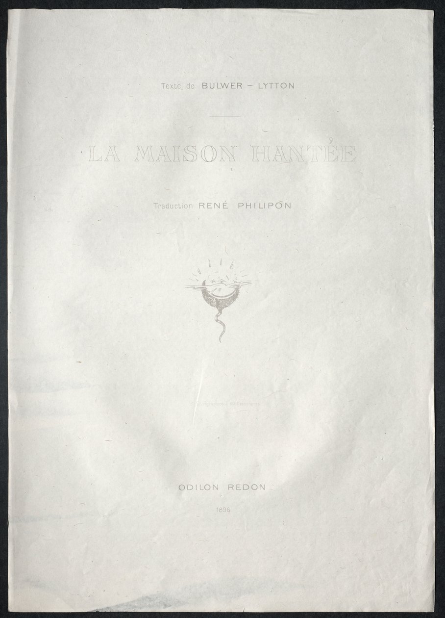 Titelskylt av Odilon Redon