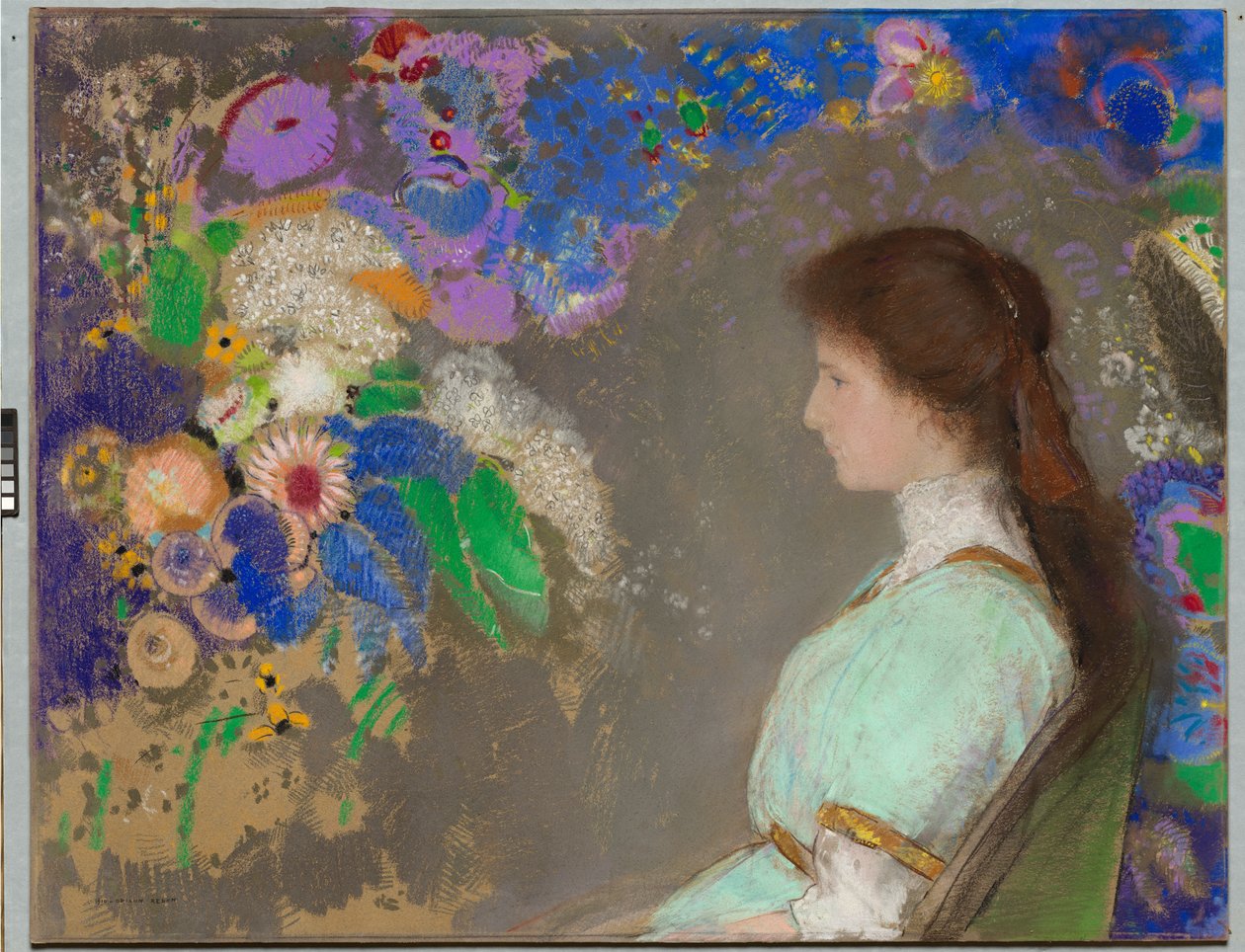 Violet Heymann, 1910 av Odilon Redon