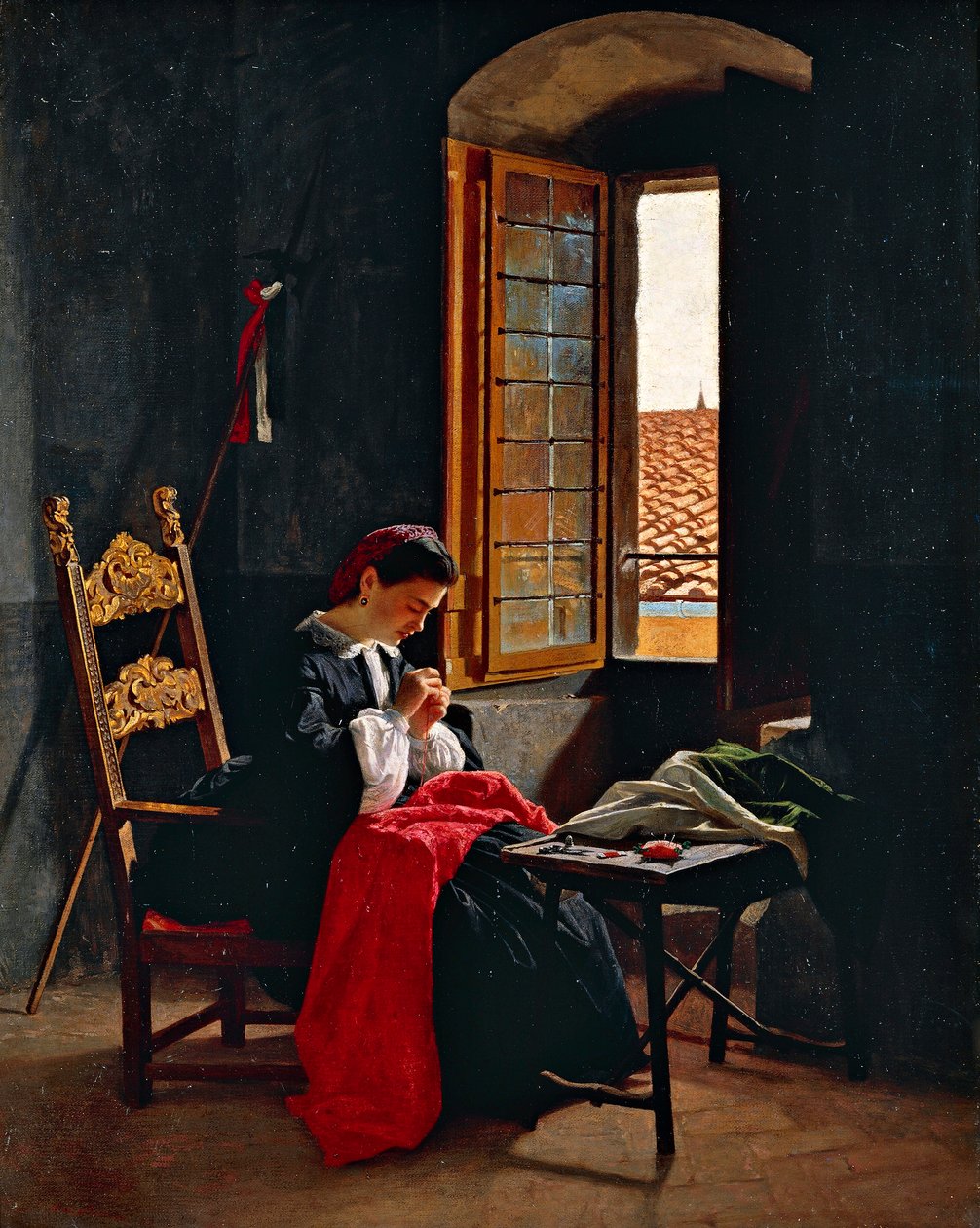 26 april 1859 i Florens av Odoardo Borrani