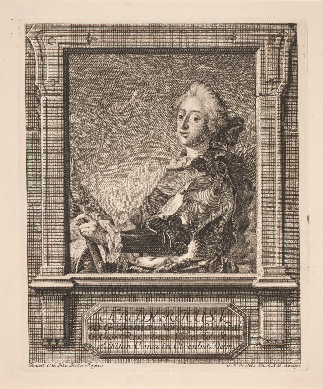 Frederik V am Prince av Odvardt Helmoldt de Lode