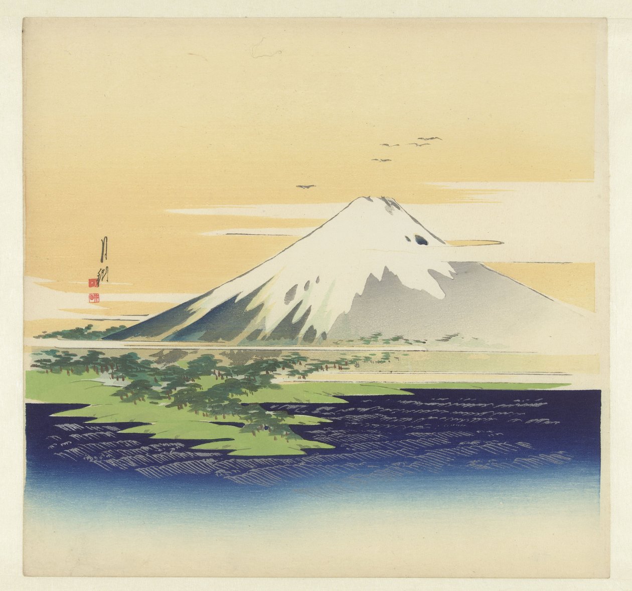 Fuji av Ogata Gekko