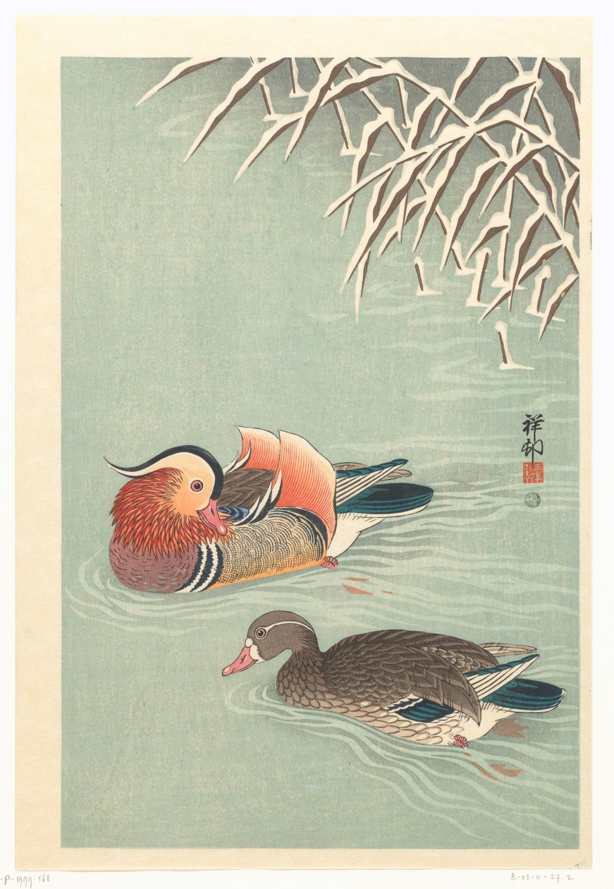 mandarin ankor av Ohara Koson