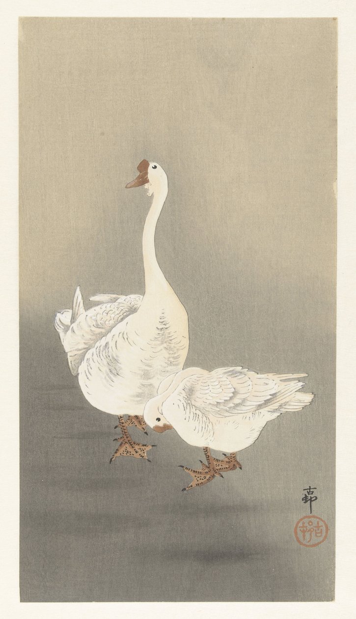 Två hela av Ohara Koson