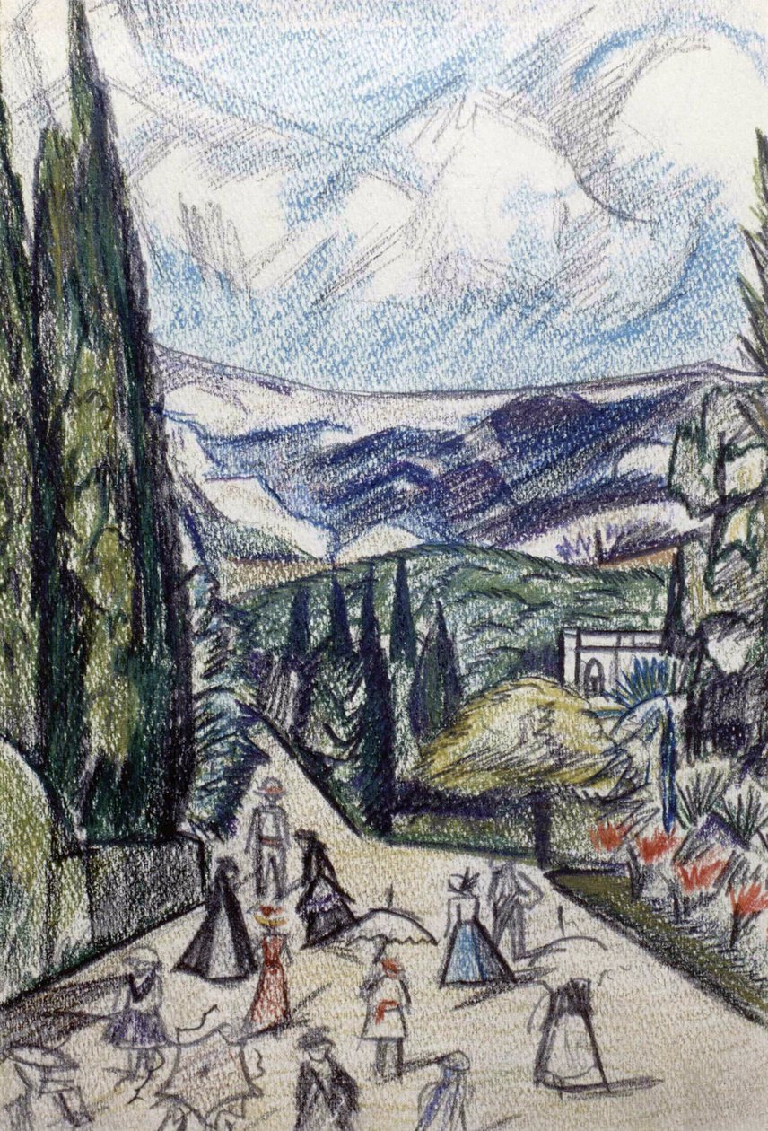   Crimean Landscape  av Olga Rozanova