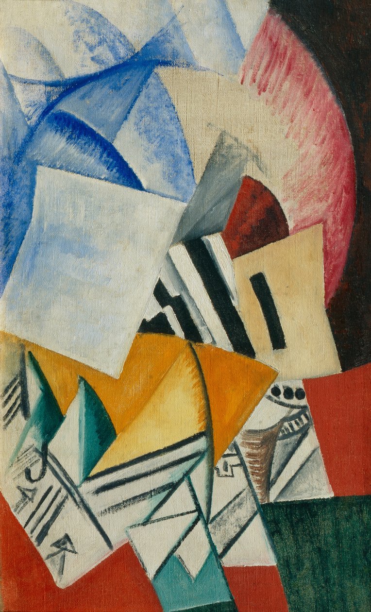 Skåpet, 1918 av Olga Rozanova