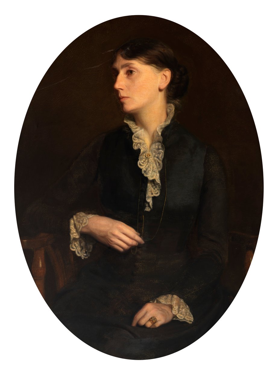 Porträtt av Fidelia Bridges, n.d. av Oliver Ingraham Lay