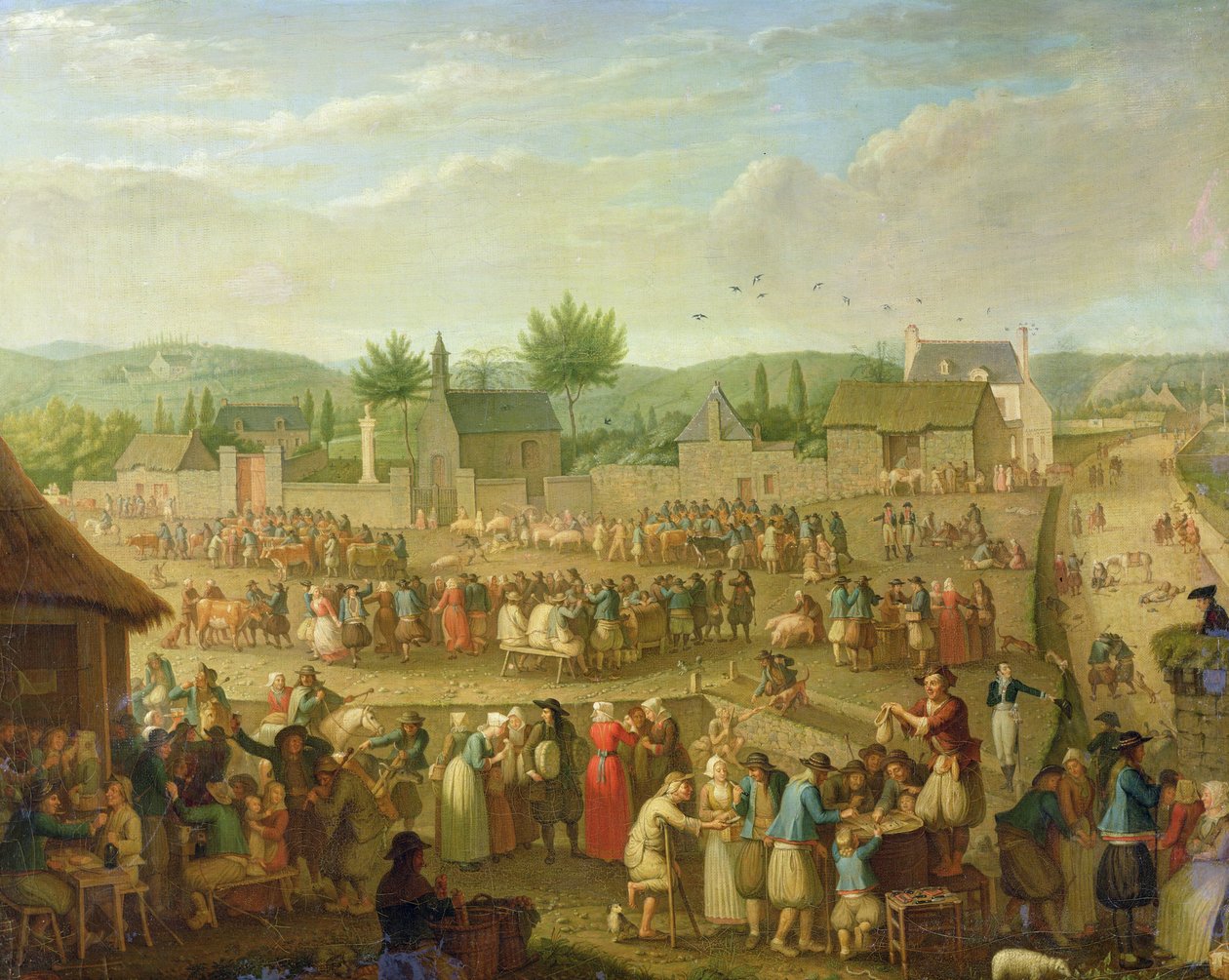 Mässan i Quimper, 1810 av Olivier Perrin
