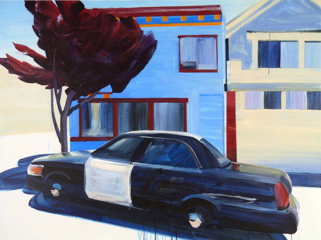Klnd 4, 2015 (akryl på duk) av Olivier Morel