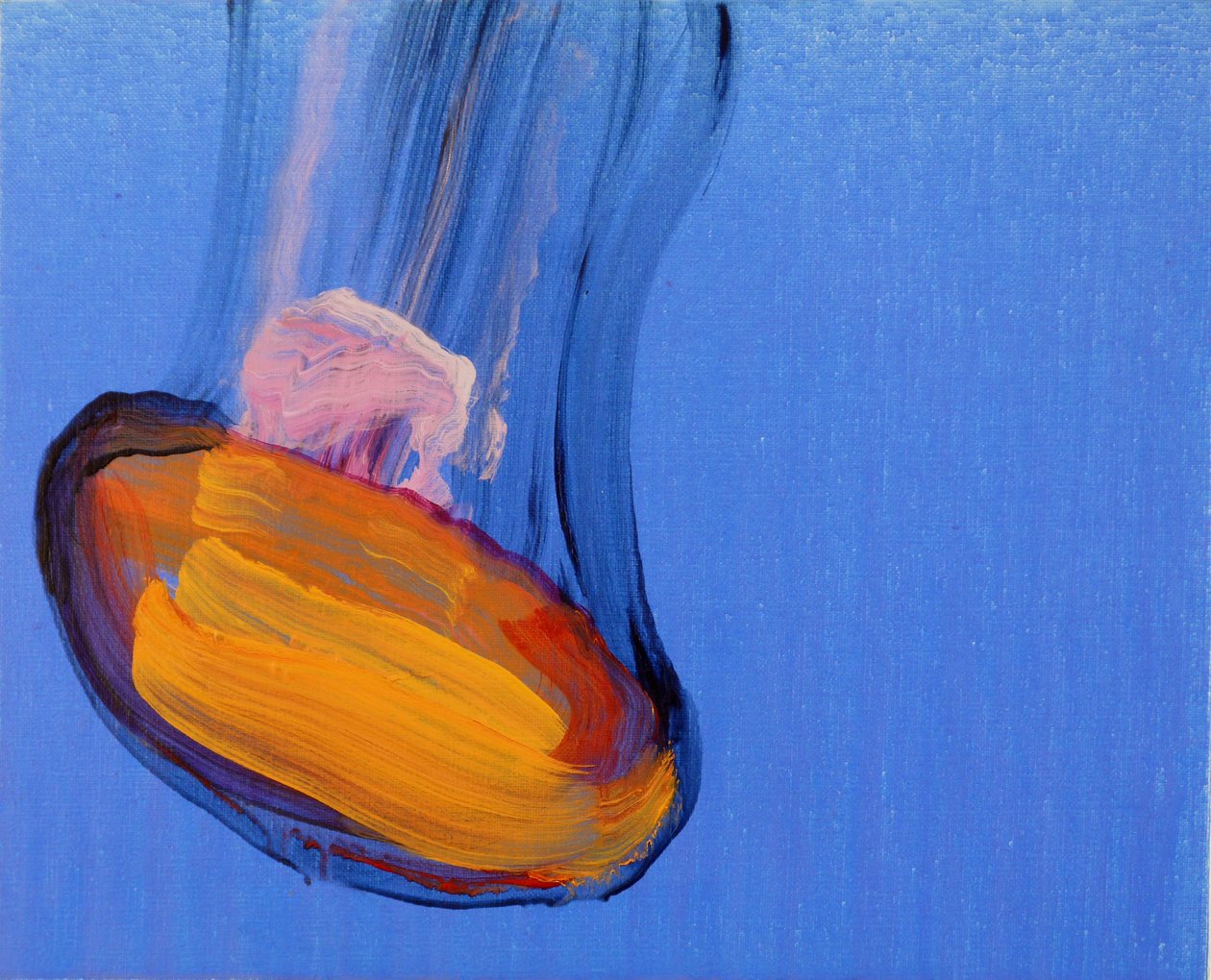 Méduses 10, 2013 (akryl på duk) av Olivier Morel
