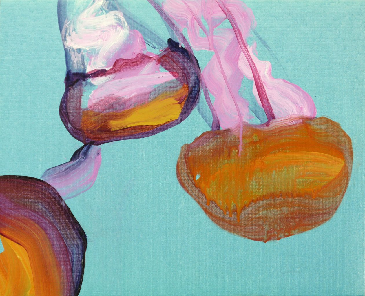 Méduses 12, 2013 (akryl på duk) av Olivier Morel