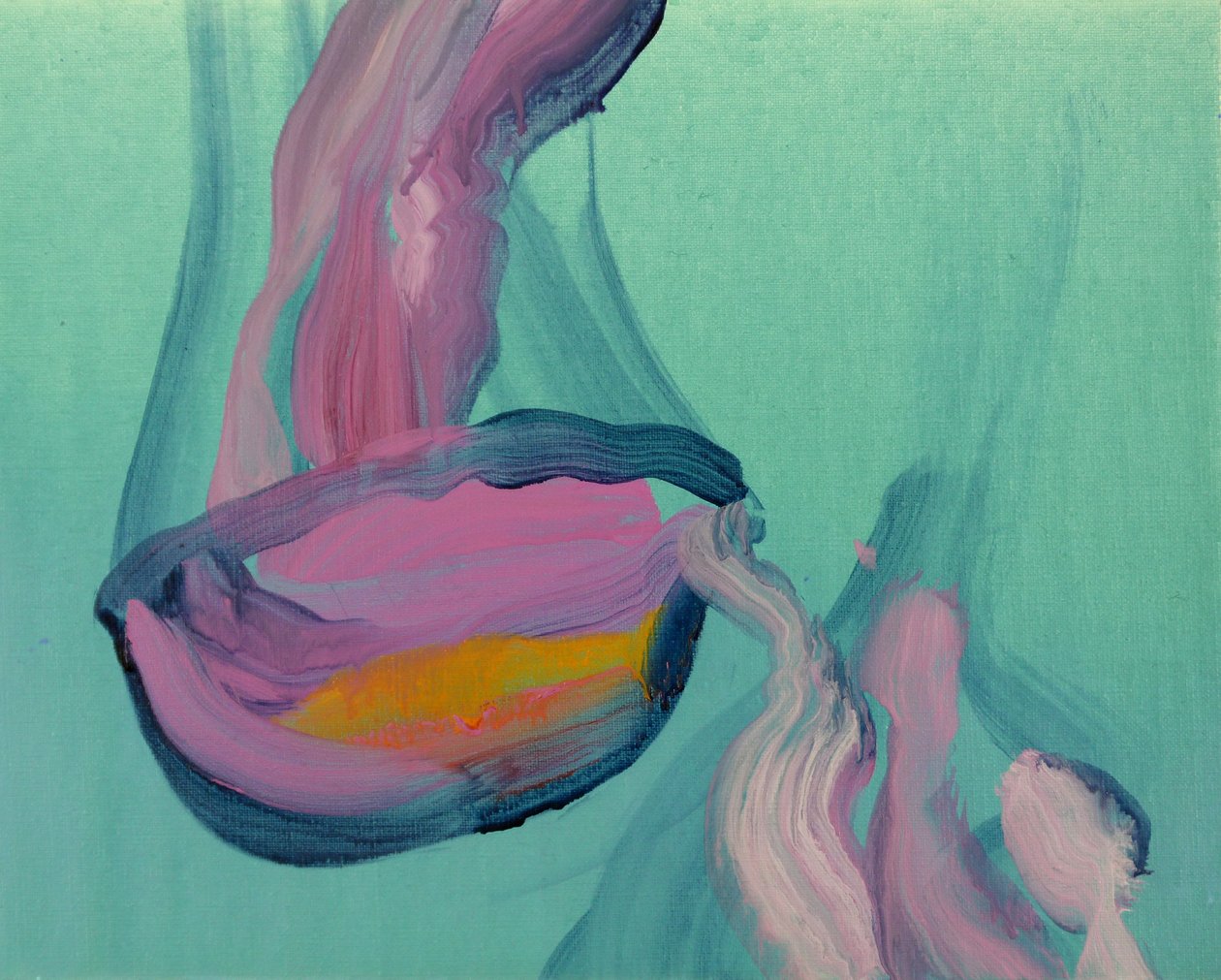 Méduses 8, 2013 (akryl på duk) av Olivier Morel