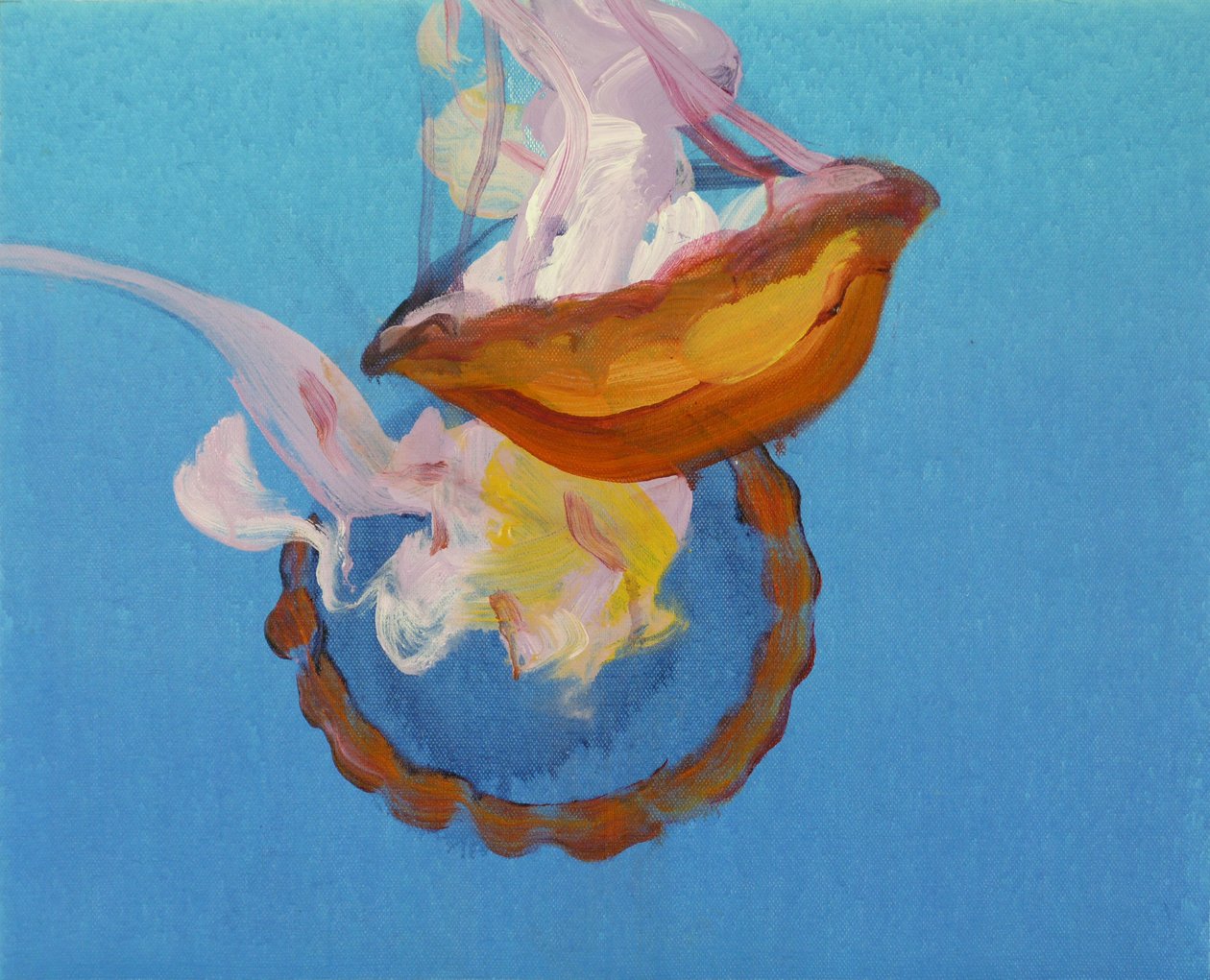 Méduses 9, 2013 (akryl på duk) av Olivier Morel