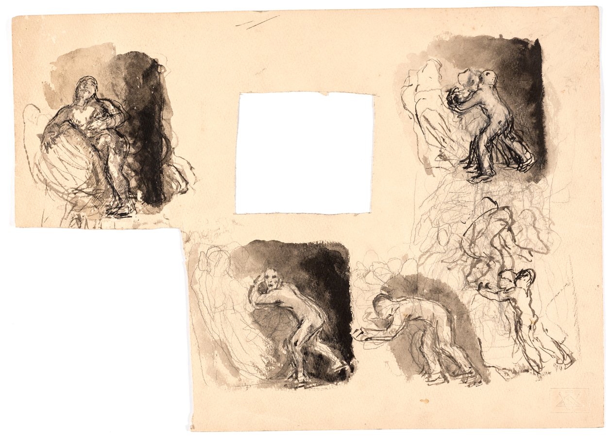 Studier för "Ixion" av Oluf Hartmann