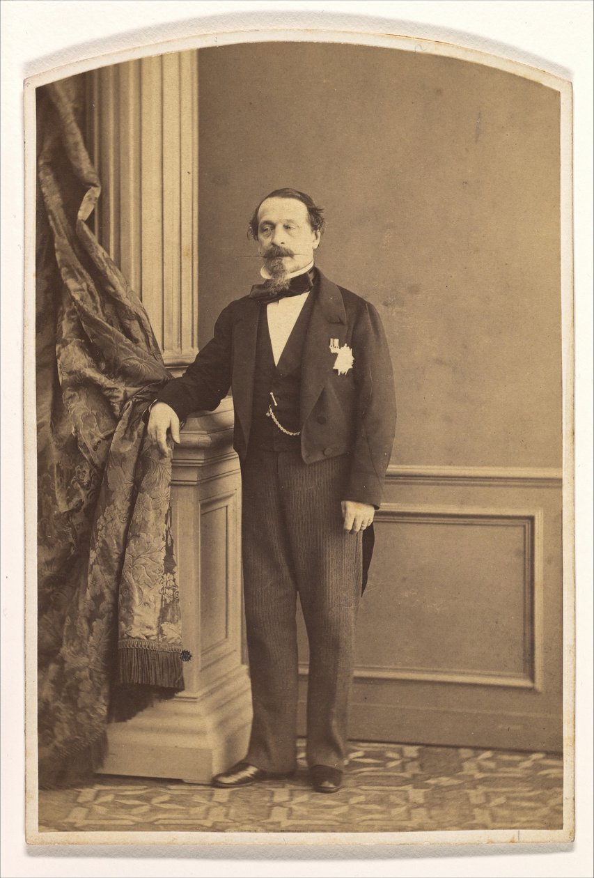 Kejsar Napoleon III, mars 1860. av Olympe Aguado