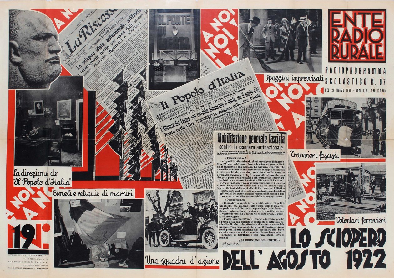 Landsbygdsradioorganisationen Skolastiska radioprogram N.67, 1936. av Oreste Gasperini