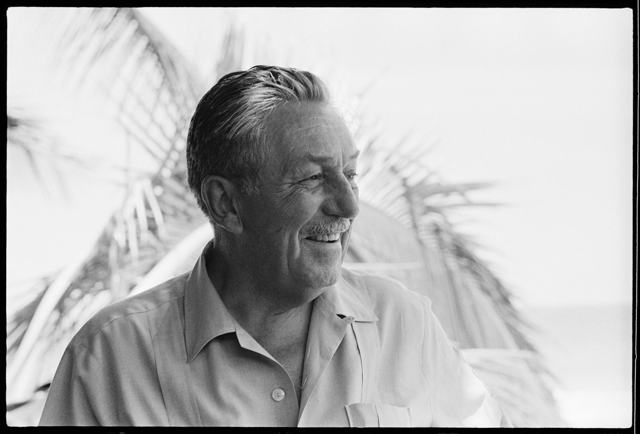Walt Disney porträtt av Orlando Suero