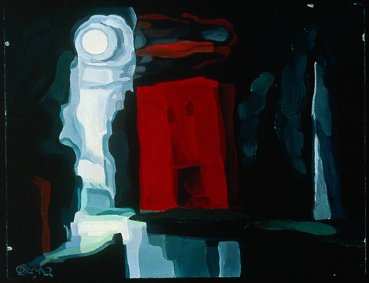 Moon-Night Mood  av Oscar Florianus Bluemner