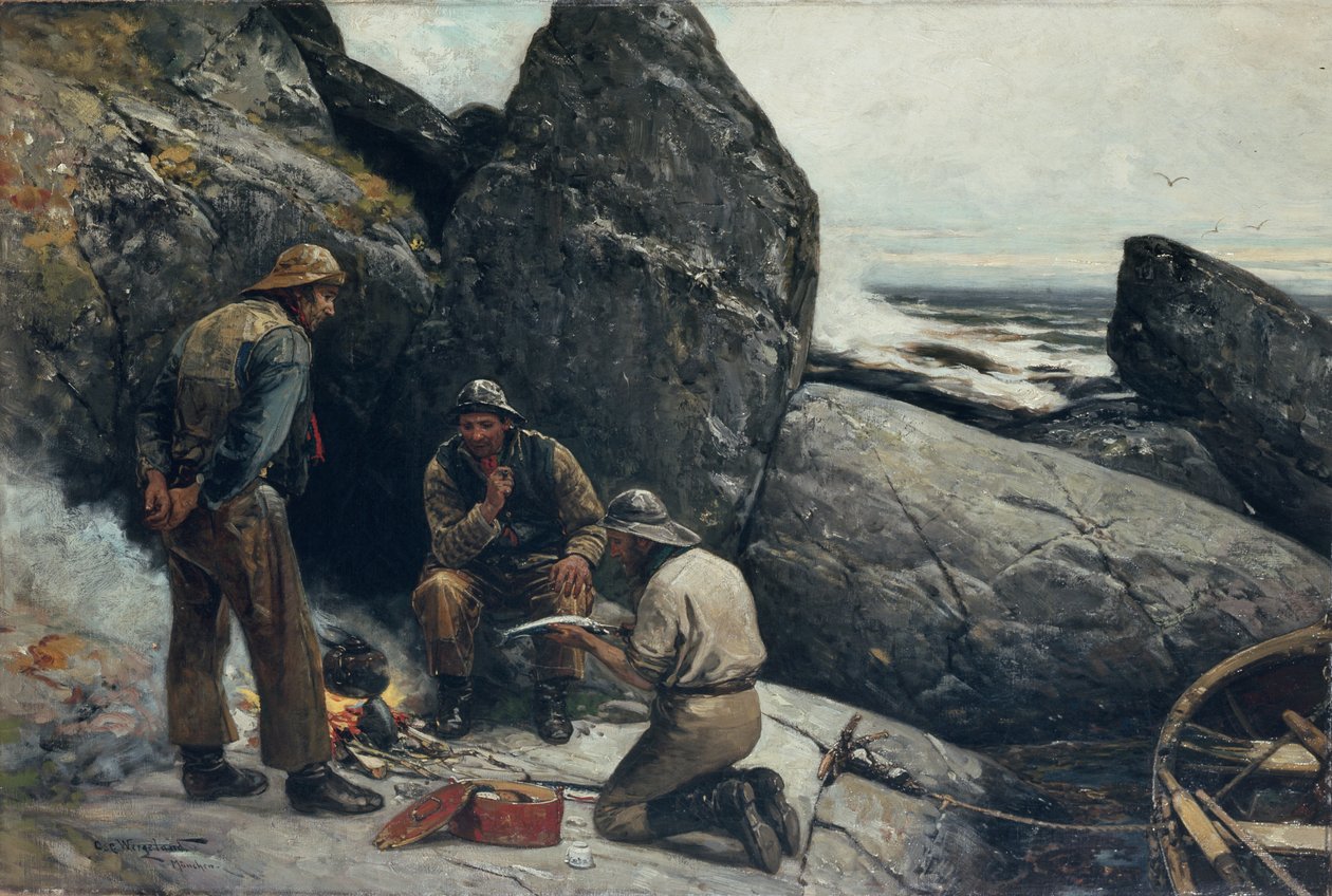 Fiskare av Oscar Arnold Wergeland