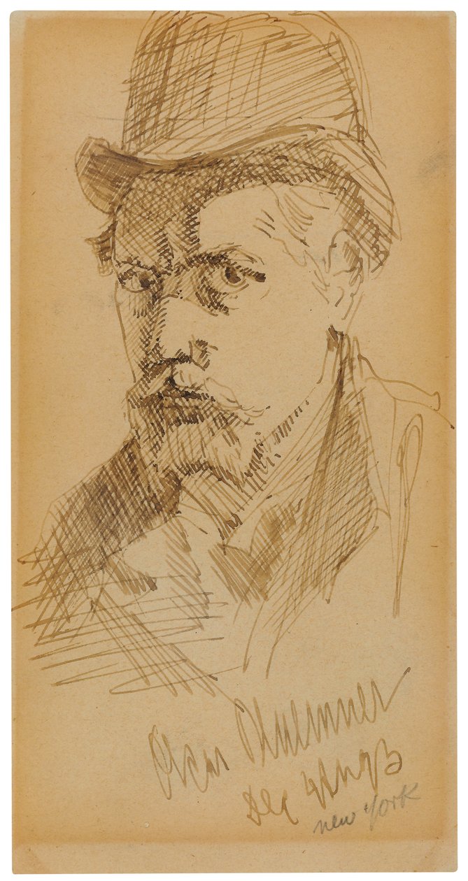 Självporträtt av Oscar Florianus Bluemner