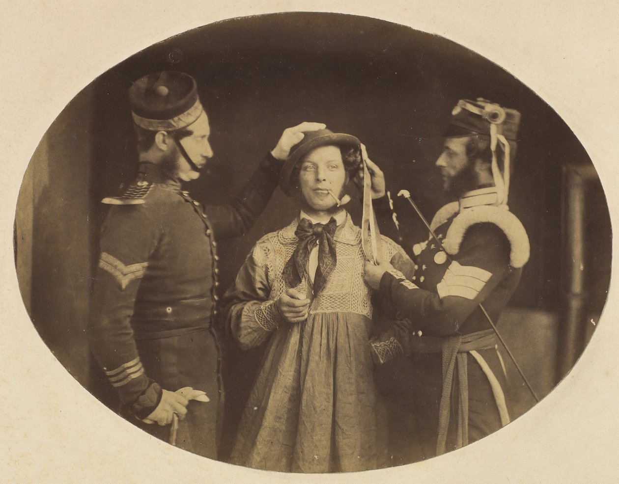 Hans lands hopp, 1855. av Oscar Gustav Rejlander