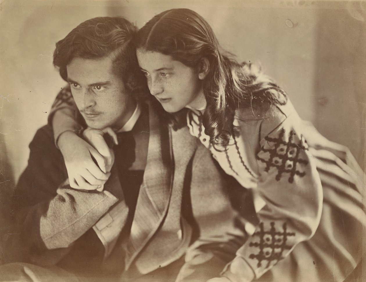 Mary Constable och hennes bror, 1866. av Oscar Gustav Rejlander