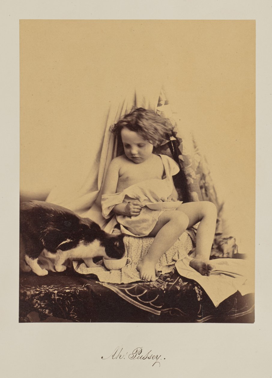 Ah! Pussey av Oscar Gustave Rejlander