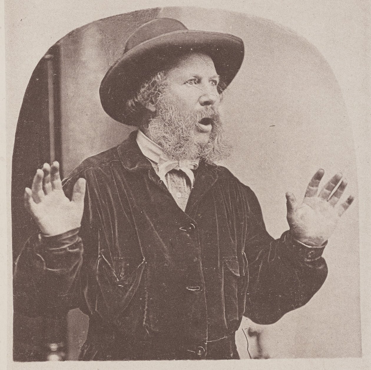 [Förvånad man] av Oscar Gustave Rejlander