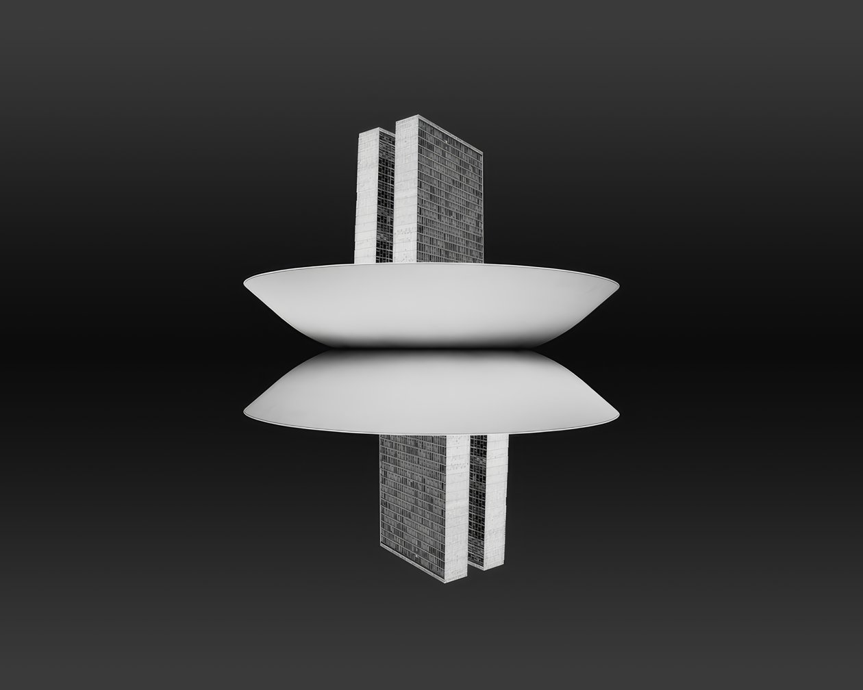 Brasilia, Nationalkongressen av Oscar Niemeyer