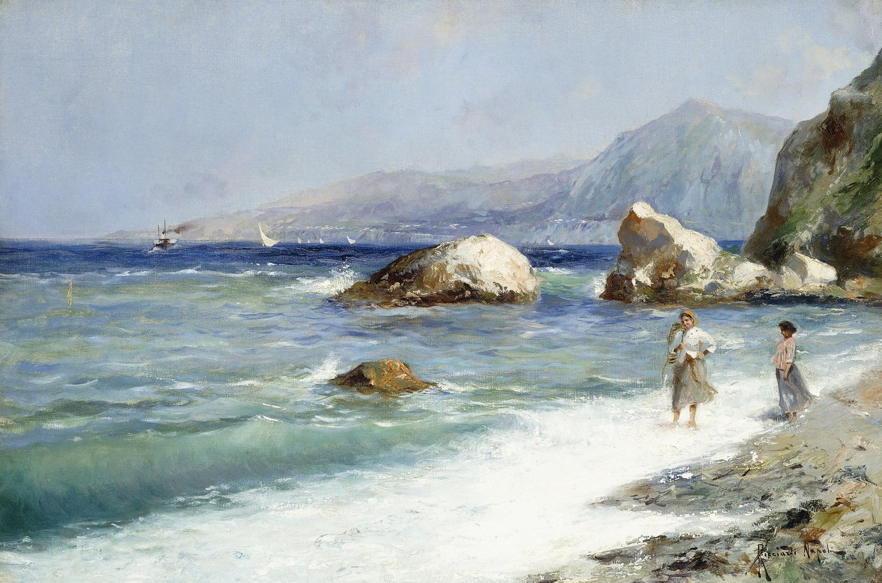 Sorrentos kust av Oscar Ricciardi