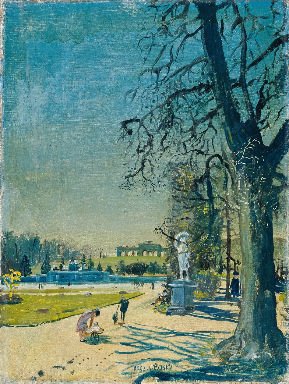 Slottsparken Schönbrunn av Oskar Laske