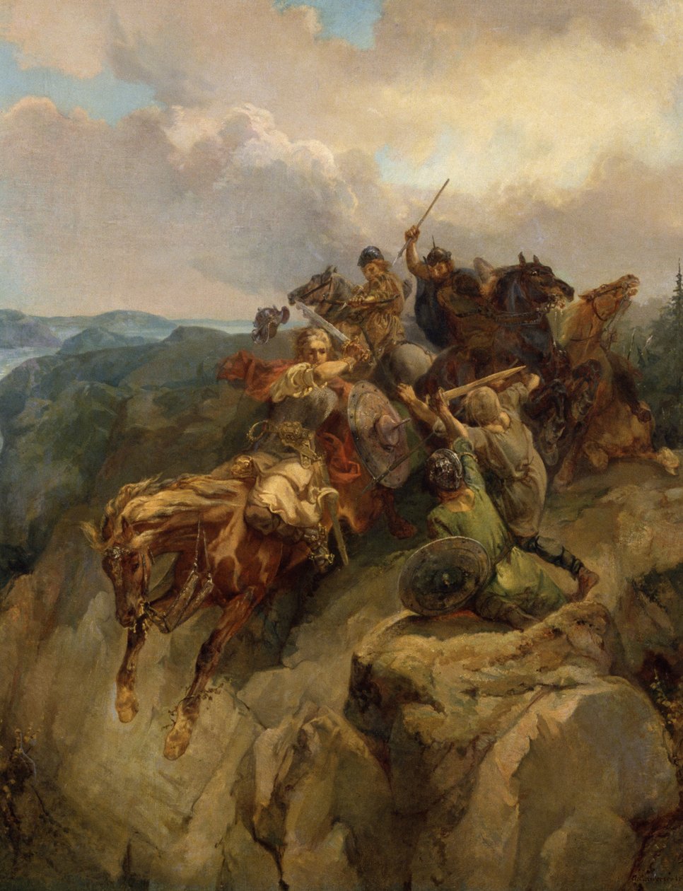 King Erik Väderhatt, 1860. av Oskar Leonard Anderson