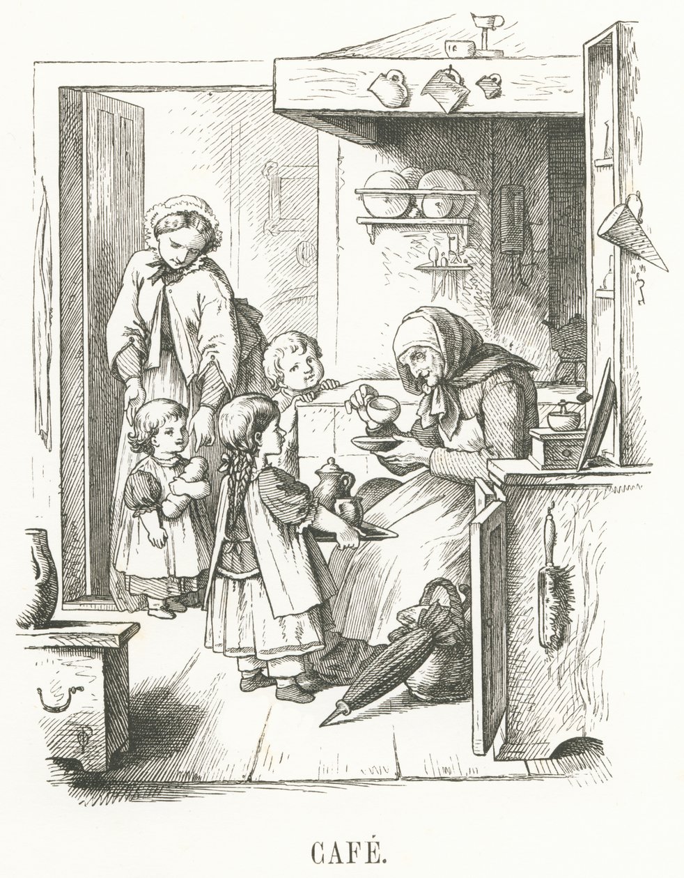 C: Café av Oskar Pletsch