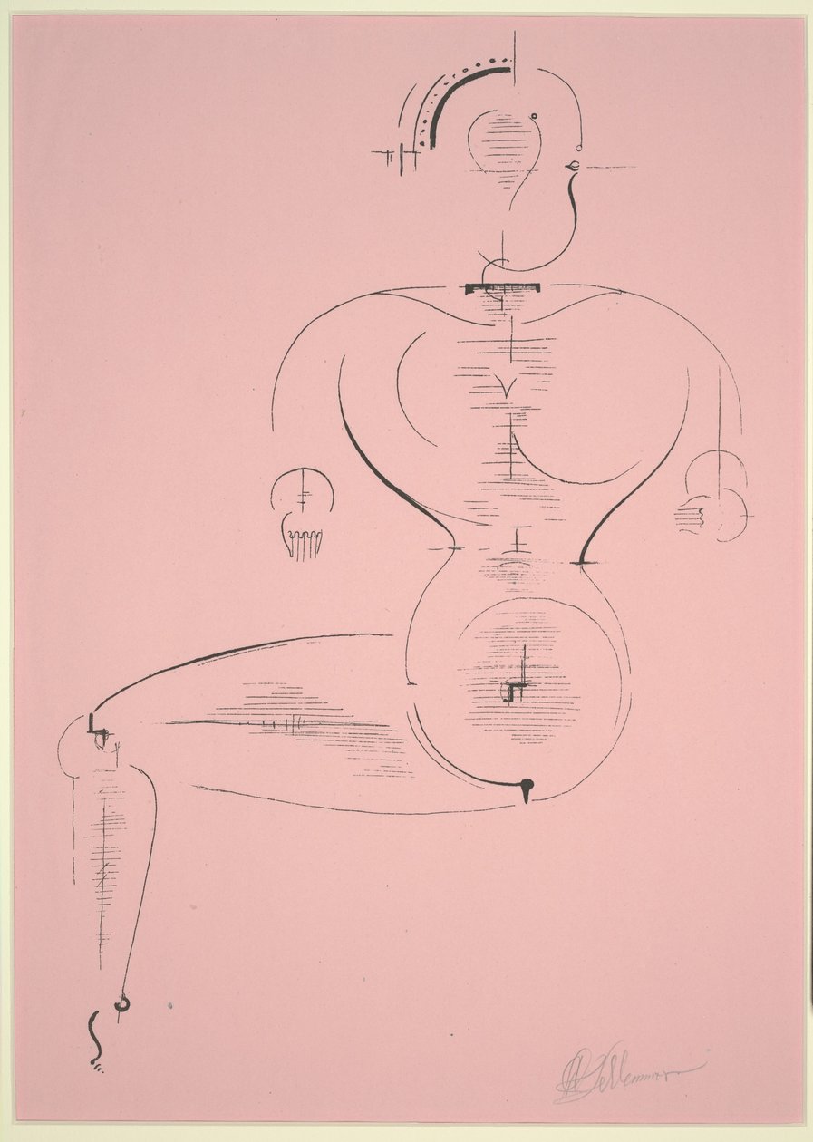 Bild H 2 av Oskar Schlemmer