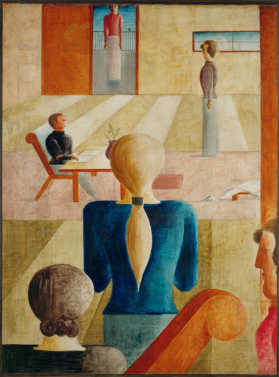 Oskar Schlemmer, kvinnoskola / 1930 av Oskar Schlemmer
