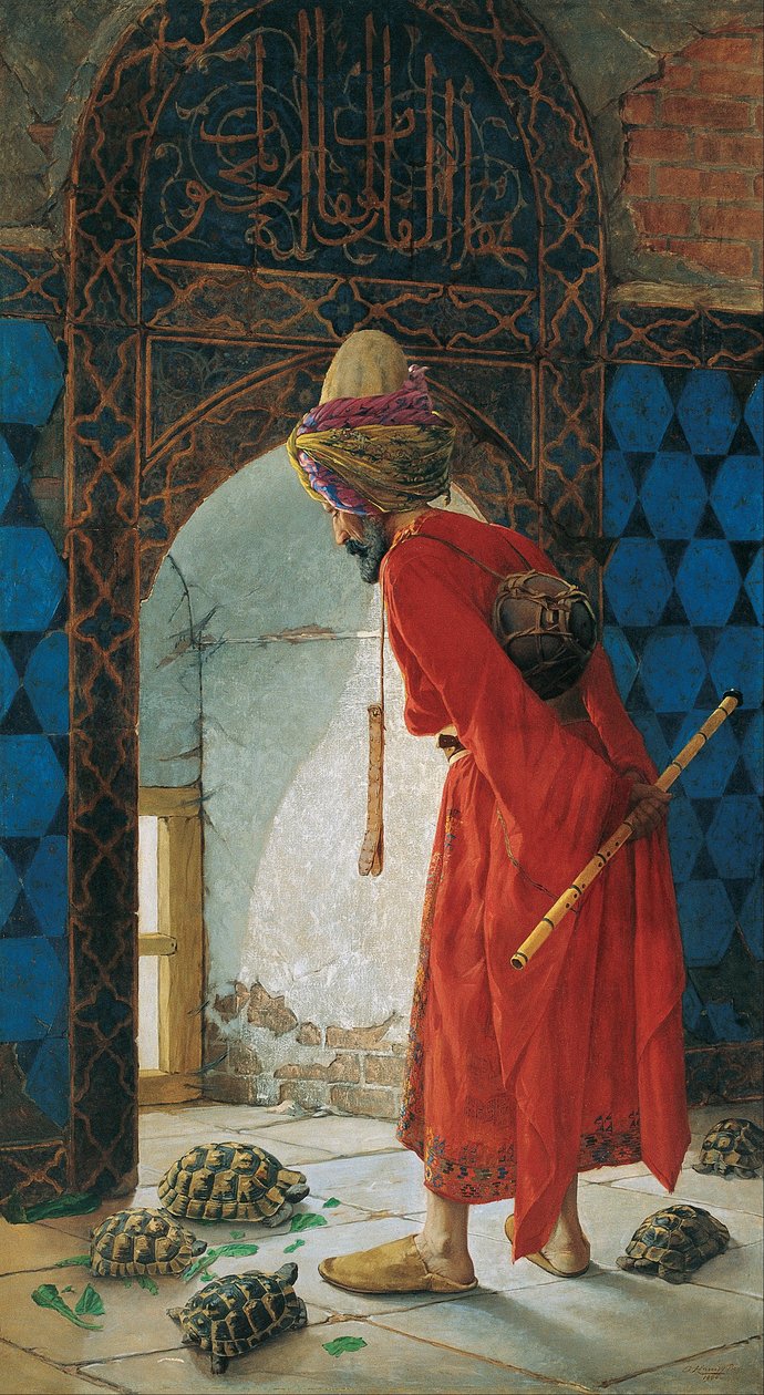 Sköldpaddstränaren av Osman Hamdi Bey