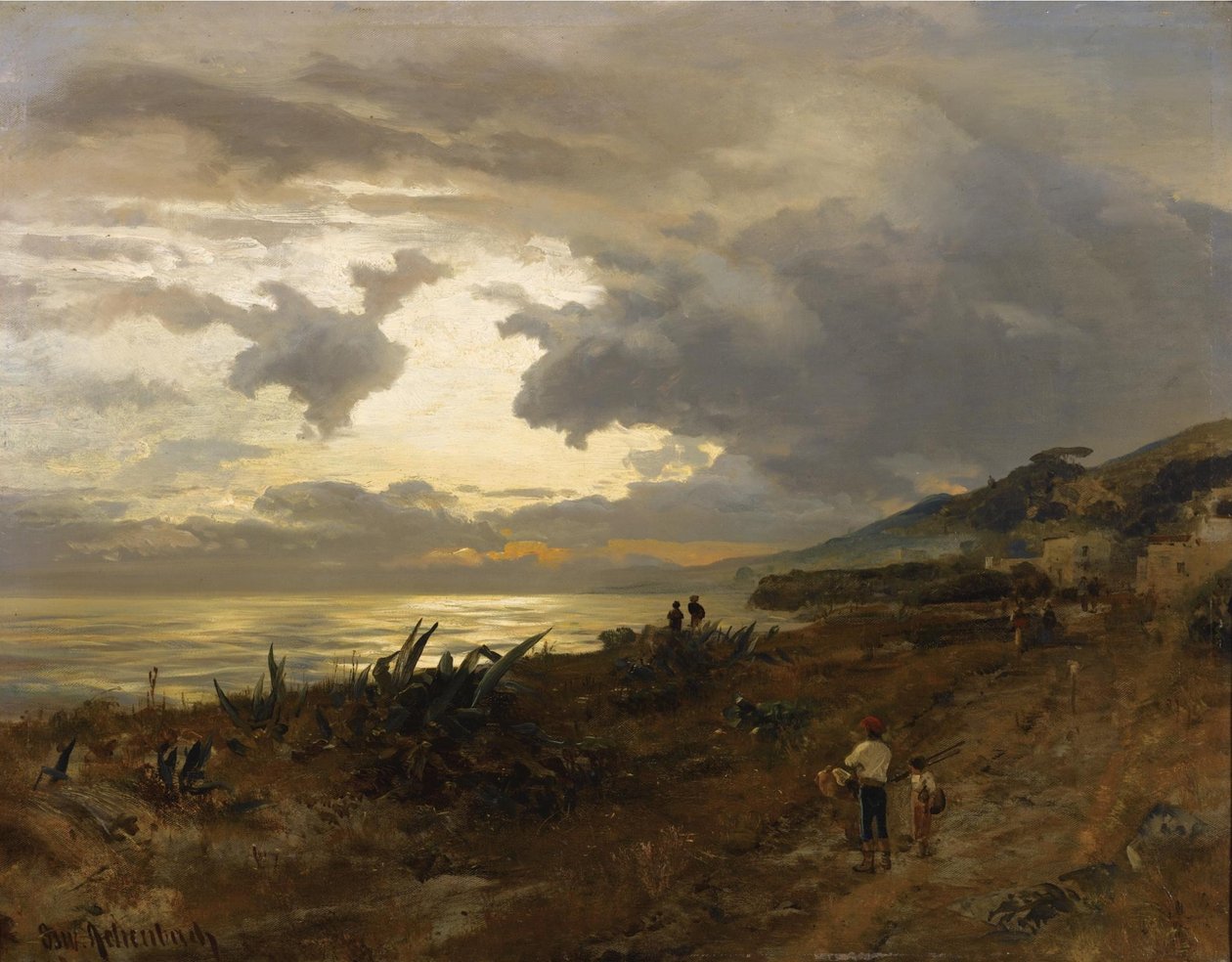 Die Amalfiküste av Oswald Achenbach