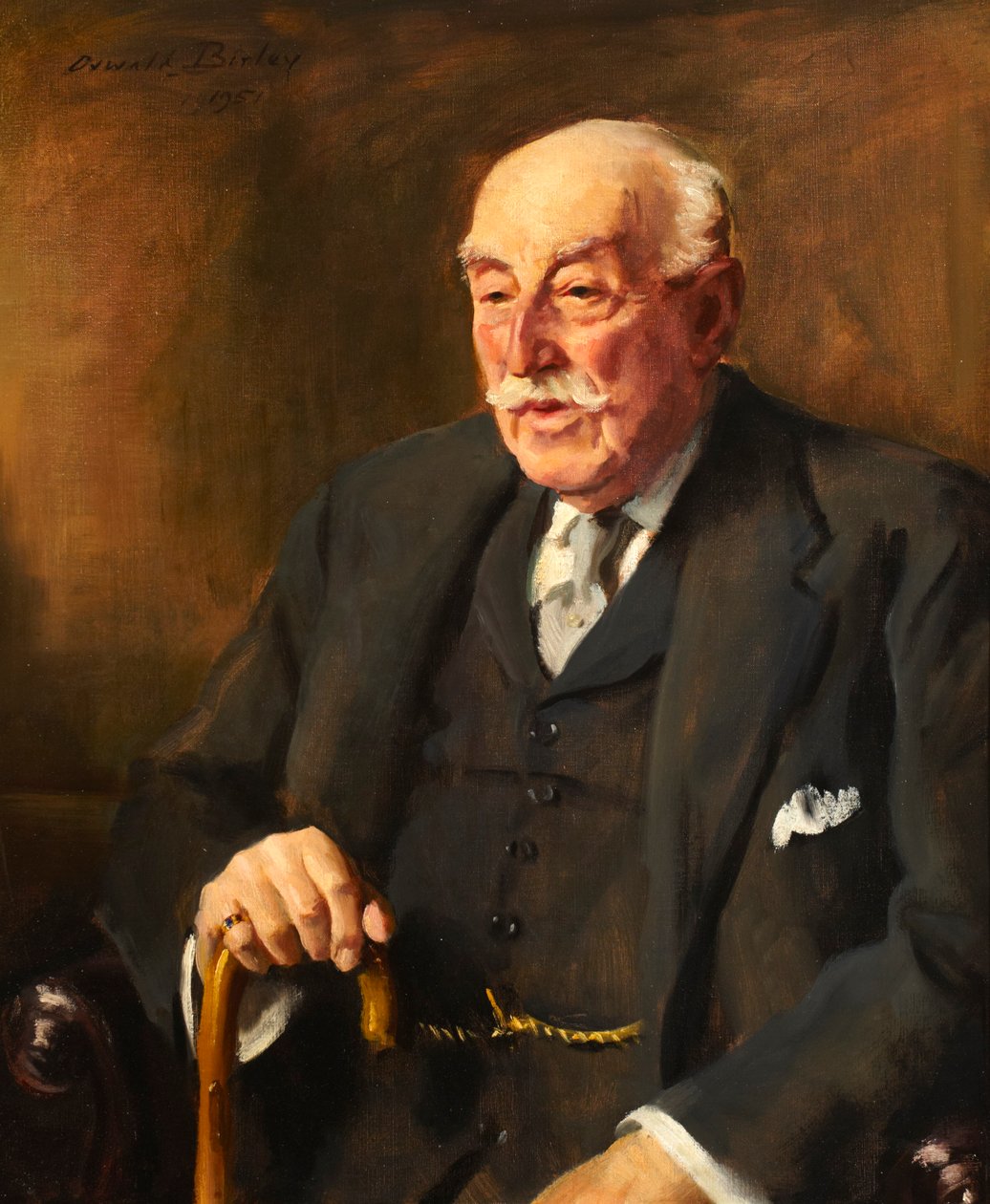 Alfred Waley av Oswald Hornby Joseph Birley