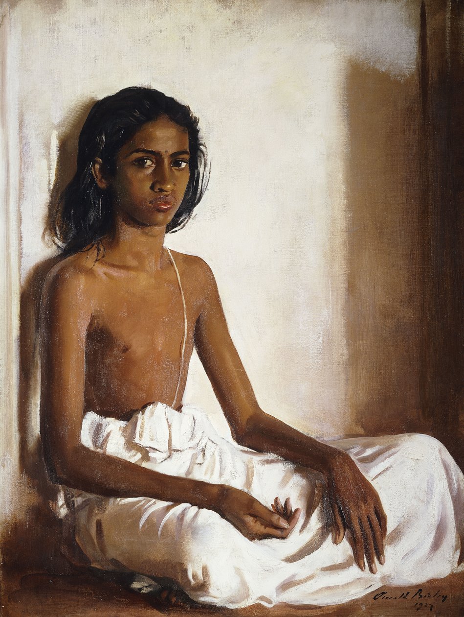 En indisk pojke av Oswald Hornby Joseph Birley