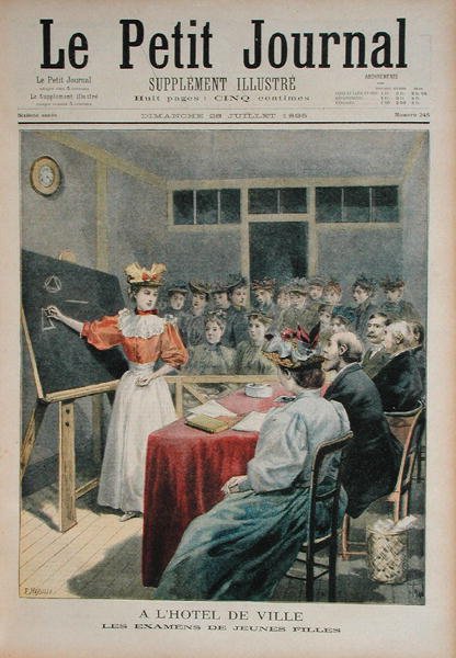 Undersökningen av unga flickor i stadshuset, Paris, från Le Petit Journal, 28 juli 1895 av Oswaldo Tofani