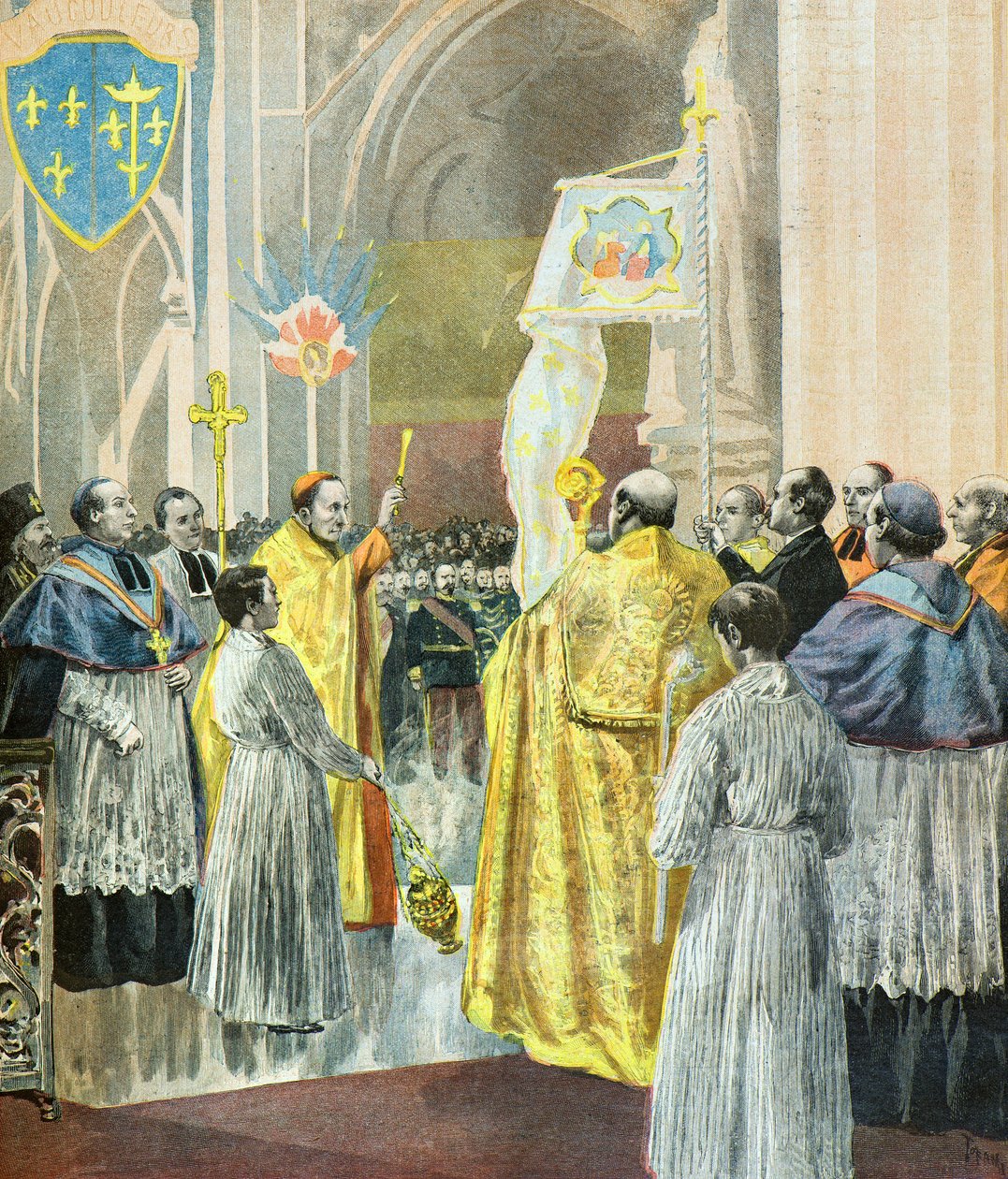 Kyrka hyllar Jeanne d