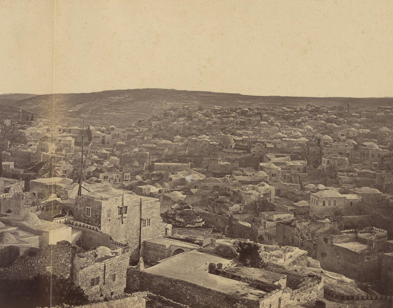 [Panorama över Jerusalem] av Othon Von Ostheim