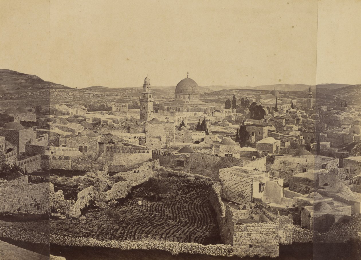[Panorama över Jerusalem] av Othon Von Ostheim