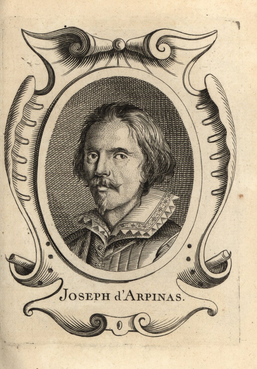 Giuseppe Cesari, italiensk manéristisk målare. av Ottavio (after) Leoni
