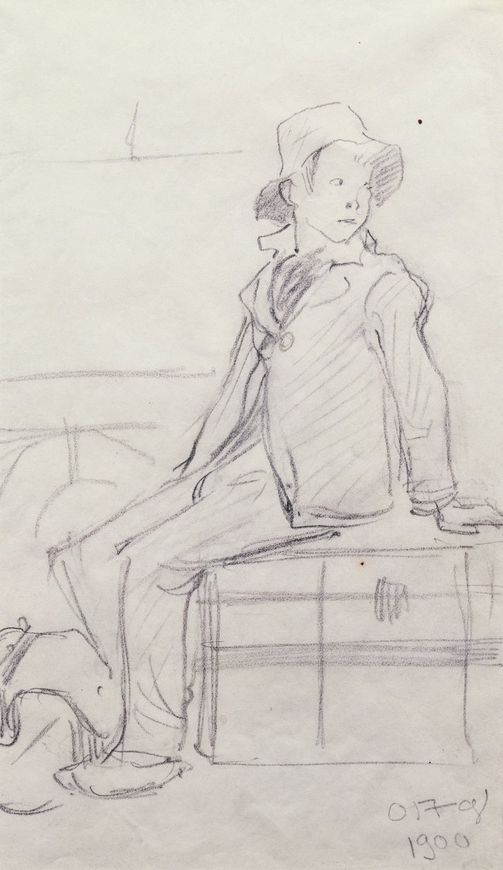 Lilla emigrant, 1900 av Ottilia Eva Adelborg