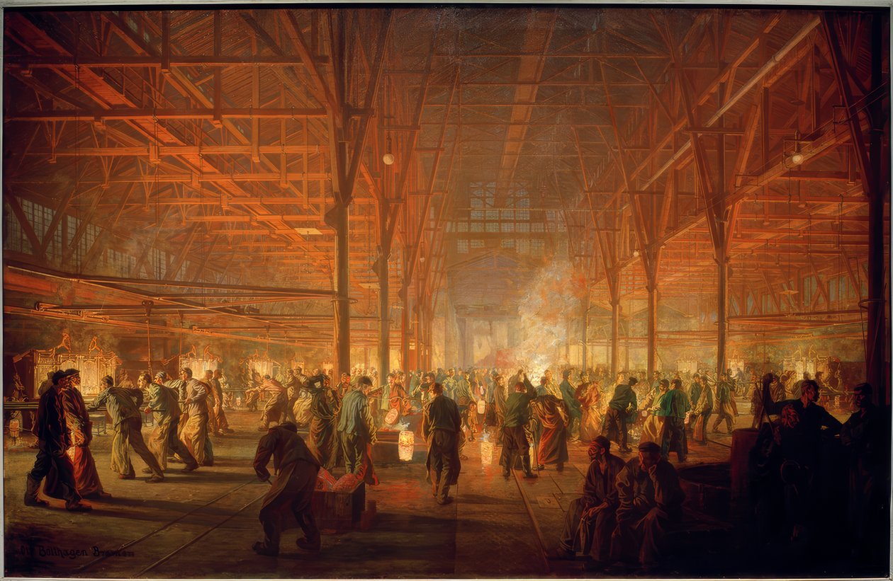 Degel (stål) gjuten (Krupp) av Otto Bollhagen