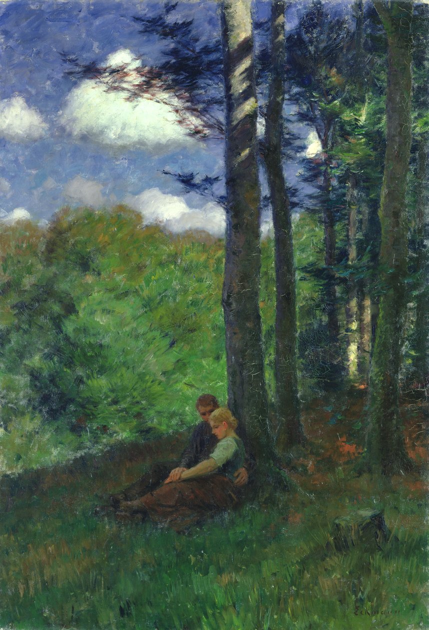 Ung kärlek, 1898 av Otto Eckmann