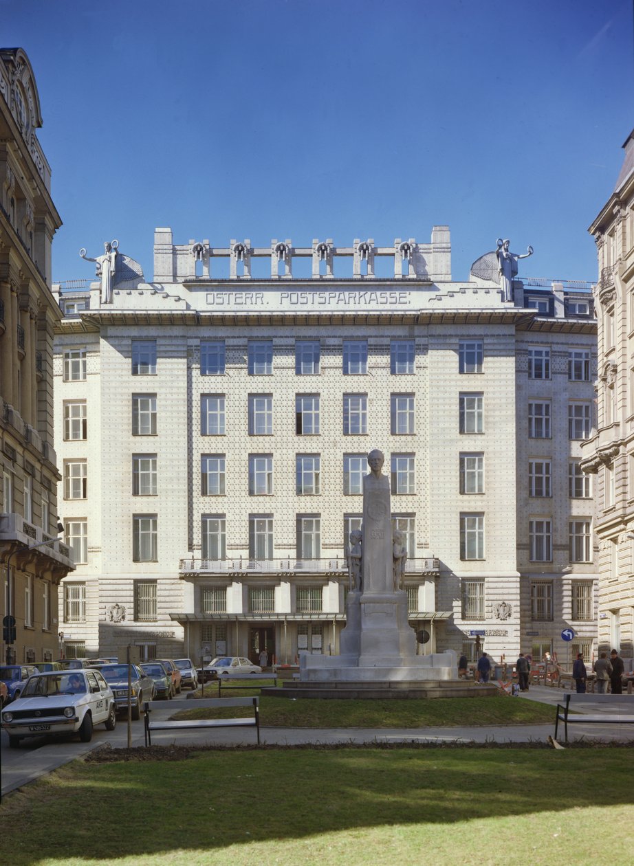 Postens sparbank, 1904-06 av Otto Wagner